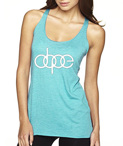 New Way 103 - Women's Tank-Top Dope Audi Logo TT S4 Quattro VW Turbo Boost JDM illest R8 Medium Tahiti Blue