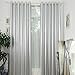 Blackout Drapery Shade Fabric Black and Silver 100 Percent Shading Light Waterproof Sunshade Cloth Light Weight (2Yards)