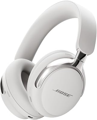QuietComfort Ultra Bluetooth-Kopfhörer (2. Gen.), kabellose Kopfhörer mit räumlichem Klang, Over-Ear-Noise-Cancelling mit Mikrofon, bis zu 30 Stunden Wiedergabedauer, Rauchweiß
