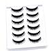 CJESLNA Combine Shipping XM06 6 Pairs Natural Thick Long Cross Party False Eyelashes Beauty Lashes