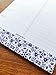 Weekly Magnetic Meal Planner Notepad By Julianne & Co - Food Planning Organizer And Grocery List Pad, 52 Premium A5 Pages, with Tear Away Perforated Shopping List (Blue China Print WITH Fridge Magnet)