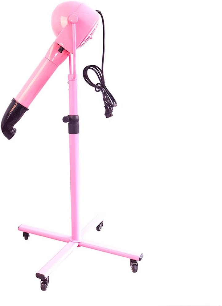 XUELIHUA Pet Water Blower, Professional Dog Grooming Dryer/Shock Wave Standing Wheel,Pink