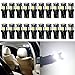AMAZENAR 20-Pack White 194 T10 W5W 168 2825 158 501 Wedge 5-SMD 5050 Chipsets LED Replacement Bulbs for 12V Car RV Interior Dome Map Door Courtesy Trunk License Plate Clearance Lights Marine Light