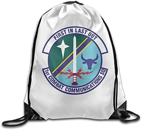 JSSAD Custom 1st Combat Communications Squadron Tote Bags White