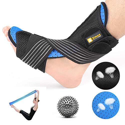 NICEWIN Plantar Fasciitis Night Splint Kit - Orthotic Brace Sleep Support Pain Relief from Foot Drop, Tendonitis, Heel, Arch (Best Way To Remove A Deep Splinter)