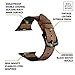 Mifa Compatible with Apple Watch Band 41mm 40mm 38mm Series 9 8 7 6 SE 5 4 3 Hybrid Sports Leather Vintage Dressy Bands Dark Brown Replacement Straps Sweatproof iwatch Nike Space Black