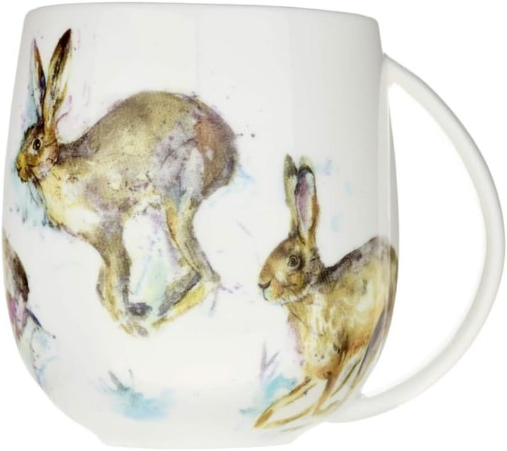 Voyage Maison Watercolour Printed Mugs | Watercolour Mugs | Voyage Decoration Mugs | Fine Bone China | Hand Painted Mugs | Curiosity Interiors Hurtling Hares