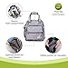 Diaper Bag Backpack - Travel Diaper Bag - Small Diaper Bag - Baby Diaper Backpack - Newborn Diaper Bag for Girls Boys - Maternity Nappy Bag for Women Men - Dad Diaper Bag Organizer Grey - Bookbag