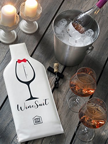Wine Bottle Protector Travel Bag | 3 PACK Reusable Wine Sleeve Bag | Pack in Luggage & Suitcase | Protective Inner Skin & Tough Leak Proof | Bonus Travel Corkscrew | Wine Accessory Gift - Thumbnail 5