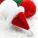 Fenical Christmas Hanging Decoration Ornament Honeycomb Tissue Paper Santa Hats