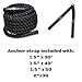 Poly Dacron Battle Rope Exercise Workout Strength Training Undulation Ropes, Workout Rope (1.5