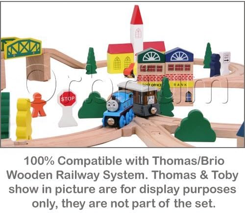 orbrium wooden train set