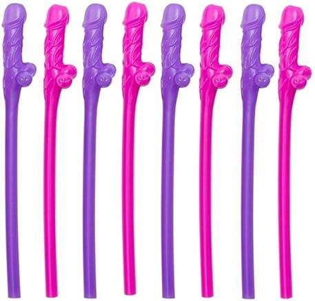 Wild Bachelorette Straws - 30pack. Perfect for Girls Night Out, Hen Party, and Bridal. Crazy Naughty Party Supplies &amp; Decoration