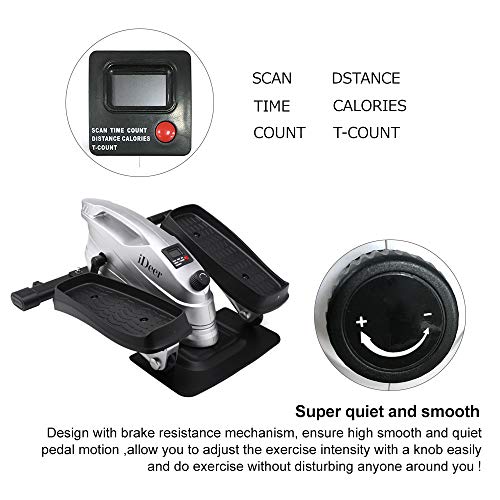 image for ideer life Under Desk Elliptical Trainers,Pedal Exerciser Elliptical S
