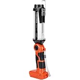 Hiesuan Cordless LED Work Light for Black &amp; Decker 20V Li-ion Battery, 35W 2000LM Outdoor Flashlight Portable Camping Lanterns for Car Repairing, Job Site Lighting, Emergency