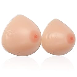 Vollence B Cup Triangle Silicone Breast Forms Fake