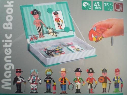 GIRL FUN TOYS Fashion Suit Dress Up Magnetic Paper Dolls Play Book