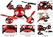 KiiToys Camera Drone with Spy Camera - Quadcopter HD Camera 720p 2MP, 6 Axis Gyroscope, Battery and Charger, 3D Flip Roll, 4 Ch 2.4 ghz Long Range (2018 Version)