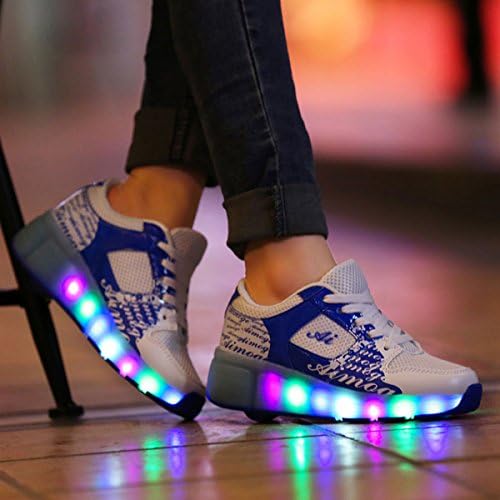 Bllendina メンズ レディース キッズ ローラーシューズ 光る 子供 誕生日プレゼント Led 滑れるスニーカー 靴 大人 B077sg7lwf 2 111円 人気海外一番 100 品質保証 全品送料無料 即日出荷 Sale開催中