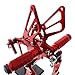 Motorcycle Rearsets Rear Foot Pegs CNC Rear set Footrests Fully Adjustable Rear Foot Boards Fit for HONDA CBR500R 400R CB500F 400F 2013 2014 2015 Red