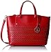 Sheer Genius Tote Small Tote Bag, Dynasty Red-Moody Blue/Dynasty Red-Moody Blue/Dynasty Red/Dark NATURAL, One Size