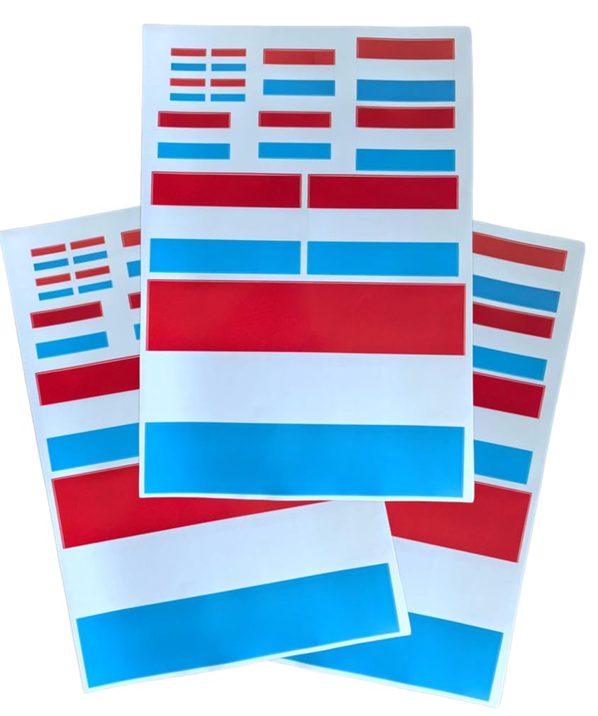 EUIOSFDC Decal in Multiple Sizes Luxembourg Flag