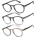 Reading Glasses Set of 3 Great Value Quality Readers Spring Hinge Glasses for Reading Men and Women +1