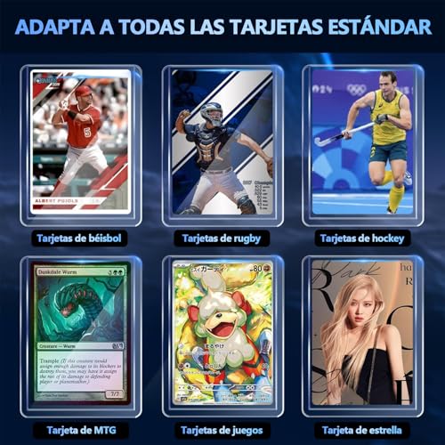 200 hojas Fundas para tarjetas de carga superior de 3 x 4 pulgada,funda para tarjetas de comercio,Ideal para guardar tarjetas deportivas,Tarjetas celebridades,MTG,TCG,etc(100pcs Dura + 100pcs Suave)