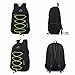 CLEVER BEES Outdoor Water Resistant Hiking Backpack, Black
