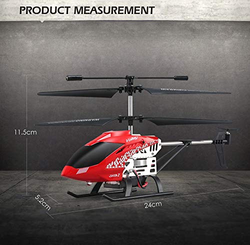 JJRC JX01 3.5CH 2.4G Gyro Remote Control Helicopter Sets Attitude Aluminum Hover Copter (Red)