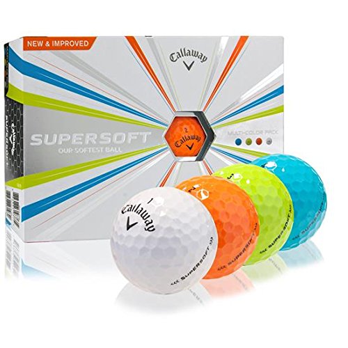 Callaway Golf Supersoft MultiColor Personalized Golf Balls