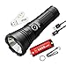 SKYBEN Klarus G20L 3000 Lumens CREE XHP70.2 P2 LED Dual-Switch USB Rechargeable Tactical Flashlight Ultra Bright Light with 1x26650 Battery, Lanyard, Holster, O-Ring USB Light