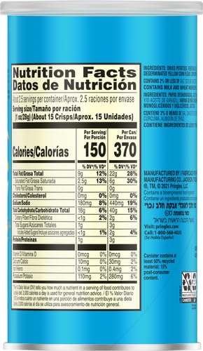 PRINGLES, SALT & VINEGAR, 2.5 OZ