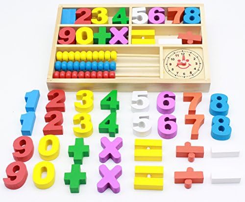 Clearance sale! THILO Wooden Counting Abacus Educational Counting Toys Colorful Numbers