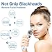 Blackhead Remover Blackhead Vacuum - Pore Vacuum Cleaner Electric Suction Facial Comedo Acne Extractor Tool with LED Display for Women & Men (white)