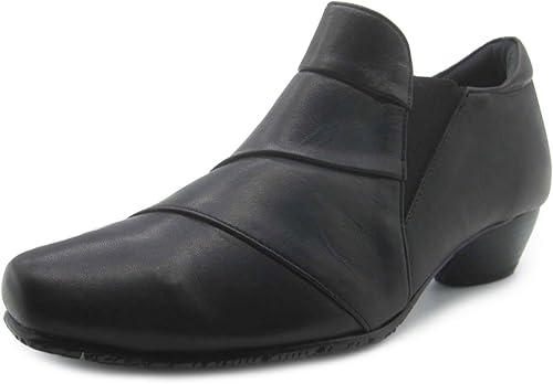 Amazon ユキコ キミジマ ビス デザインブーツ 婦人靴 ブーツ レディースシューズ ショートブーツ スリッポン レザー 本革 通勤 普段履き 柔らかい 痛くない 日本製 日本 Japan 型番41 黒 Measurement 23 Point 0 Centimeters ブーツ ブーティ