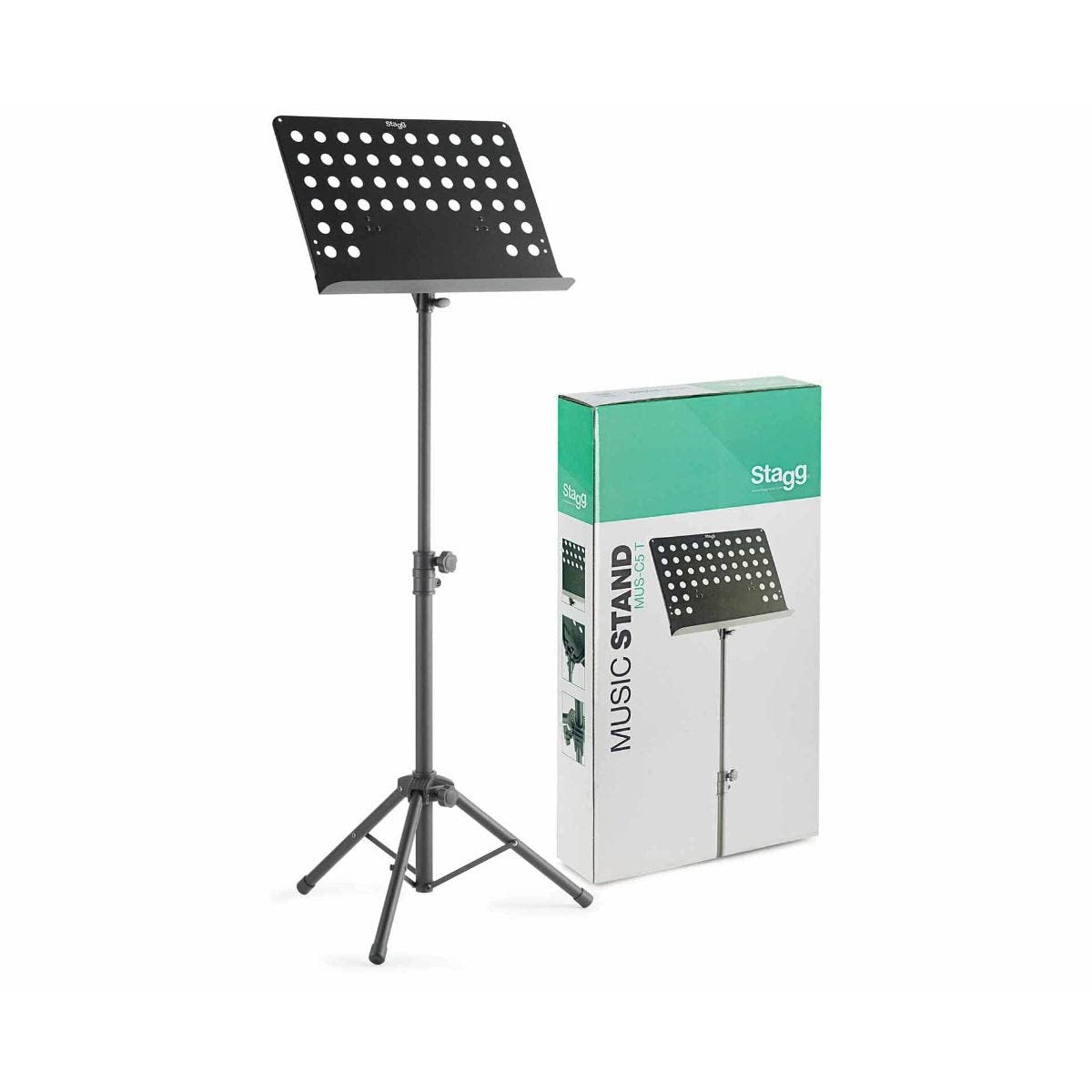 Stagg Music Stand - Black