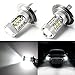 Xotic Tech H7 LED Fog Light Bulbs w/Projector Lens, High Power 80W (Xenon White)