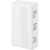 Heath Zenith Wired Mechanical Doorbell Chime, White, 2-Melody | Authentic Ding-Dong or Single Ding at 85dB, Loud enough for a Whole House, Works with Ring and Nest Video Doorbells