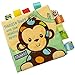 AutumnFall® Animal Monkey Puzzle Cloth Book Baby Toy Cloth Development Books