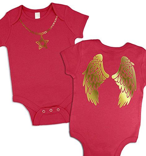 Golden Angel Costume Baby Grow