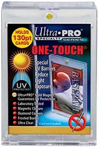 5 Ultra Pro 130pt Magnetic One Touch Card Holders (5 Total) 81721 - Fits Cards Up To 130 Point in Thickness