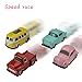 Jellydog Toy Pull Back Vehicles, 4 Pack Exquisite Metal Vehicles Set, Alloy Die-cast Mini Car Play Set, Pull Back Cars With Bus, Beetle,Pickup,Car ,Toy Car for Toddler