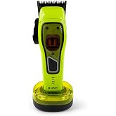 BWAY Linear Professional Hair Clipper for Barbers, 20,000 RPM Dual Core Linear Motor, Cordless Barber Clipper, Zero Gap Fade Clipper, USB-C Rechargeable, Aluminum Body (Lime)