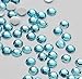 1440pcs Flat Back Rhinestones Round Brilliant 14 Cut 3mm - 10ss Sky Blue