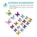 CYWLIFE Wall Decals Stickers Art 3D Butterfly 60PCS 5 Colors, “No Fall Off” Vinyl Wallpaper Home Decor for Kids Living Room Bedroom Kitchen, Removable Crafts Wall Decoration