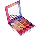 DE'LANCI Cream Gel Eyeshadow Palette - Matte and Shimmer 16 Colors Eye shadow Highly Pigmented Cream Makeup Palette with Mirror