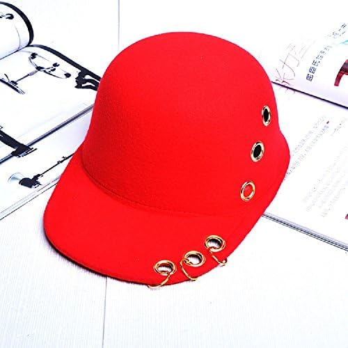 New Vintage Duck Tongue Ring Baseball All-match Outdoor Leisure Hat (Red)