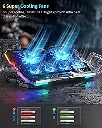 KeiBn Upgrade Laptop Cooling Pad A13,KeiBn RGB