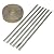 CoCocina 7.5mX2.5cmX1.6mm Titanium Motor Car Insulation Exhaust Header Heat Wrap With Stainless Ties Kit